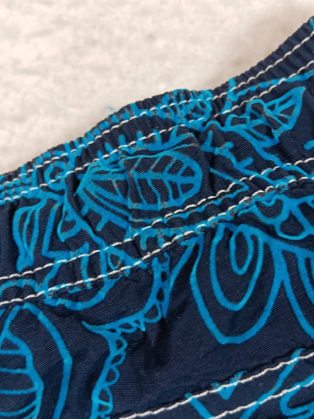 MC2 Saint Barth Swim Trunks Mens Small Blue Gustavia Velvet Swim Shorts Floral - Picture 7 of 14